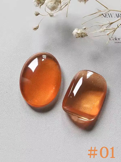 MIANEL Gel Nail Polish 12ML - Candy Glass Finish, 1-10pcs