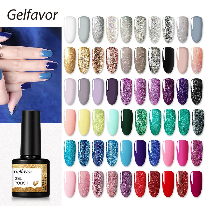 ROSALIND gel nail polish colors For Nail Art Soak Off Semi-permanent UV LED en gel temperature nail polish Christmas nail
