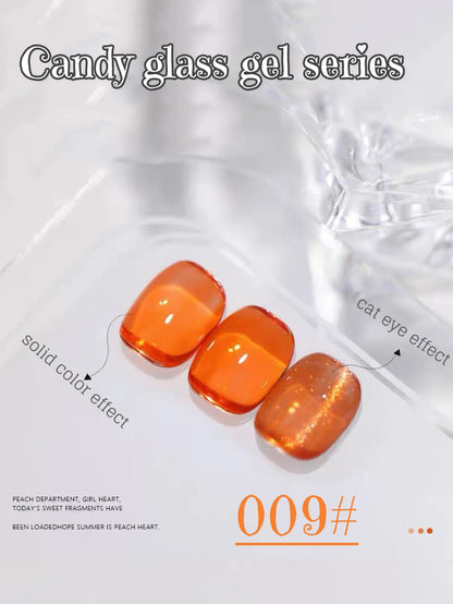 MIANEL Gel Nail Polish 12ML - Candy Glass Finish, 1-10pcs