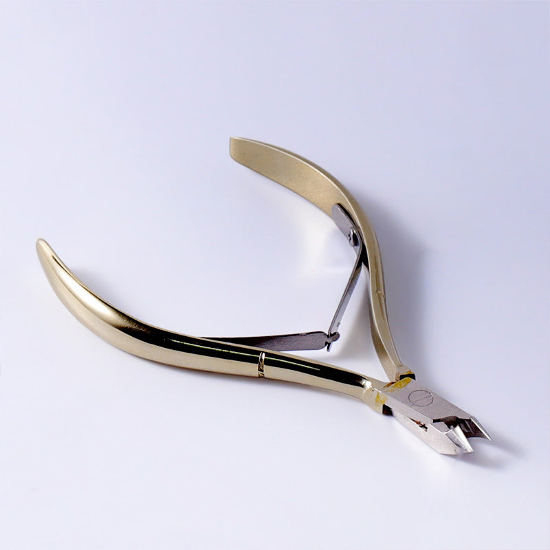 Stainless Steel Cuticle Nipper - Pro Nail & Toenail Trimmer
