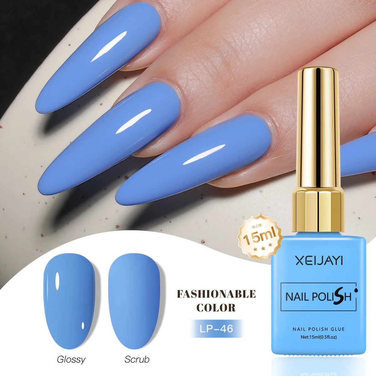 Gel Nail Polish: Nail Varnish Gel 60 Colors - Gloss, Matte, Ice-Clear Finish
