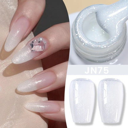 Jelly Nude Gel Nail Polish 10ml - Light Pink Peach UV Cure