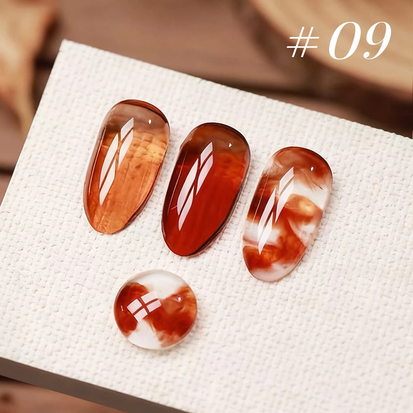 Jelly Gel Nail Polish 10ML - Brown Amber Series 2026