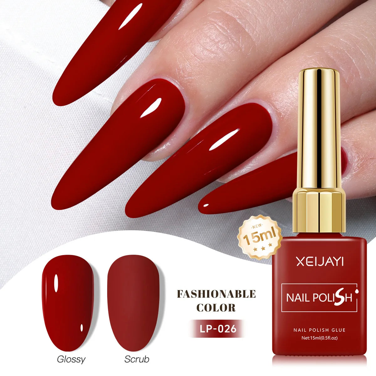 Gel Nail Polish: Nail Varnish Gel 60 Colors - Gloss, Matte, Ice-Clear Finish