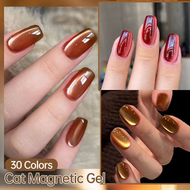Cat Magnetic Gel Nail Polish - 30 Colors UV/LED Soak Off