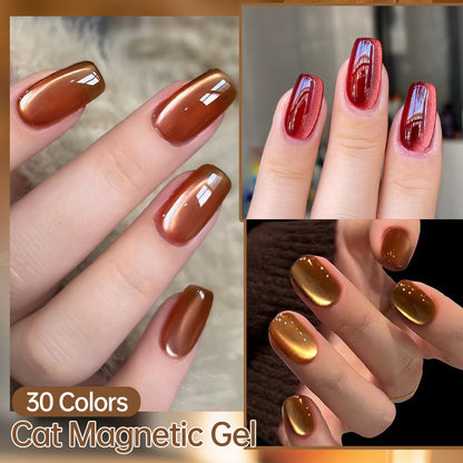 Cat Magnetic Gel Nail Polish - 30 Colors UV/LED Soak Off