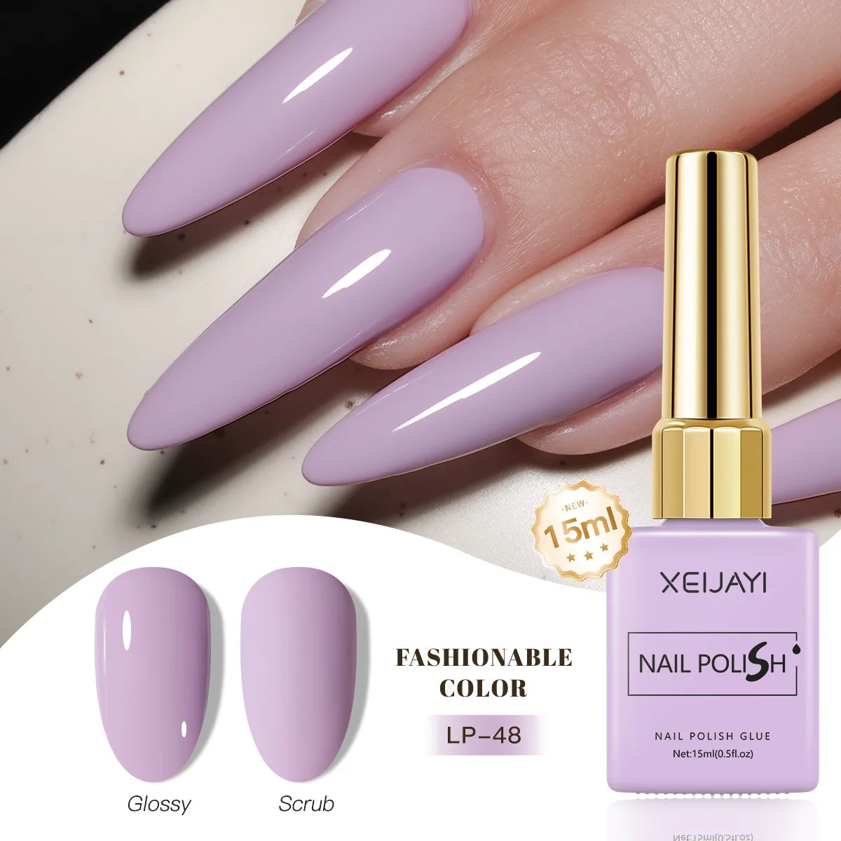 Gel Nail Polish: Nail Varnish Gel 60 Colors - Gloss, Matte, Ice-Clear Finish
