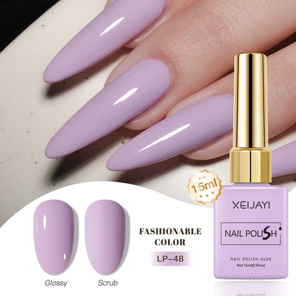 Gel Nail Polish: Nail Varnish Gel 60 Colors - Gloss, Matte, Ice-Clear Finish