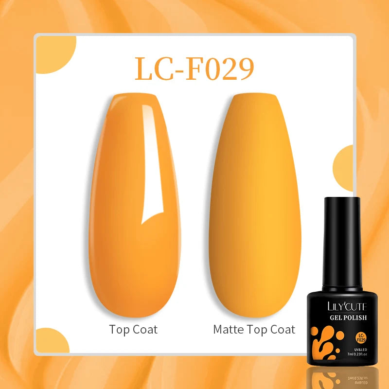 LILYCUTE 8ml Pink Natural Dried Flower Gel Nail Polish Summer Colorful Fairy Series Manicure Painting Soak Off Nail Art UV Gel