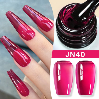 Jelly Nude Gel Nail Polish - 50 Colors, UV LED Soak Off