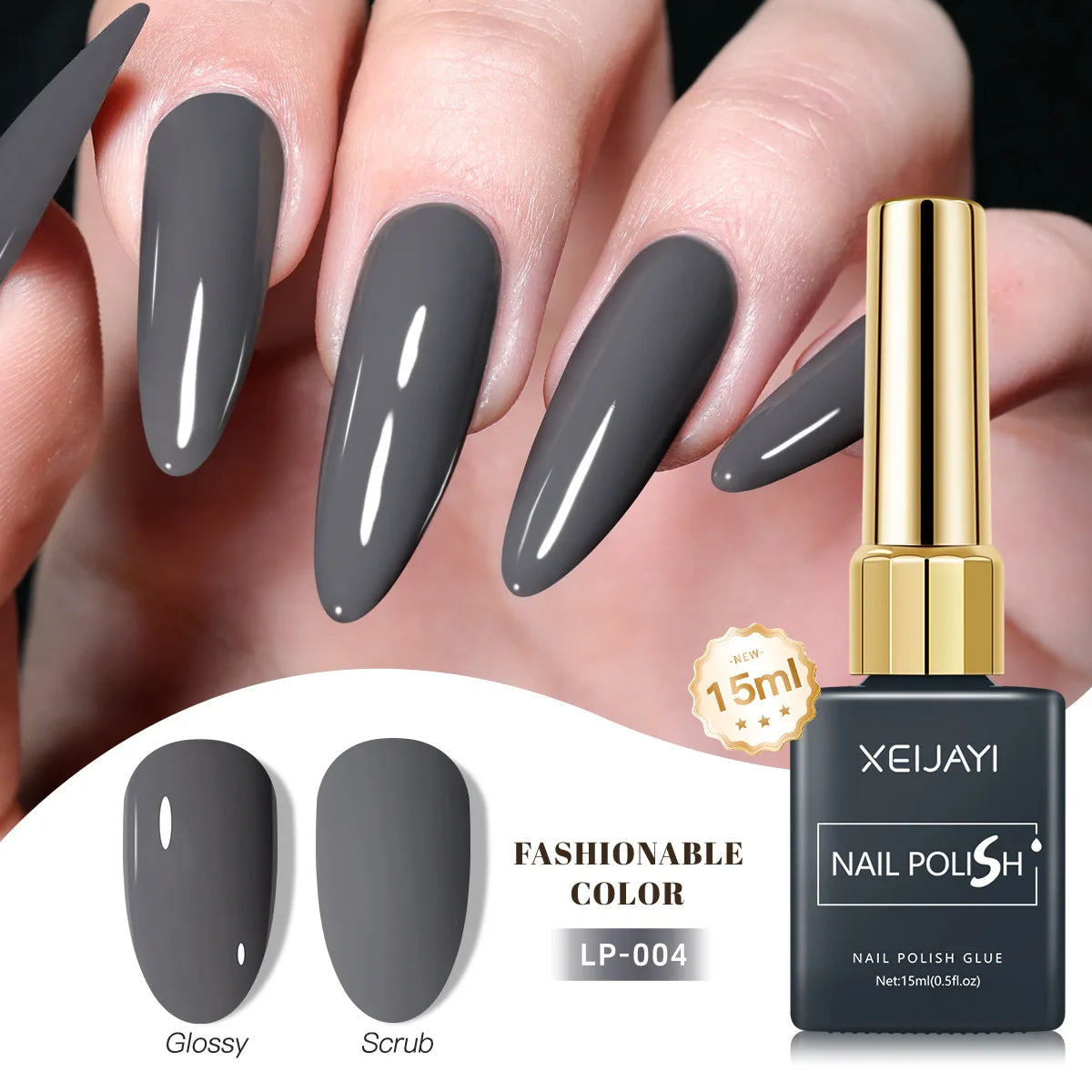 Gel Nail Polish: Nail Varnish Gel 60 Colors - Gloss, Matte, Ice-Clear Finish