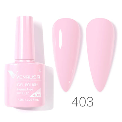 Venalisa VIP4 7.5ml Gel Nail Polish Hema Free Full Coverage Beautiful Semi Permanent Soak Off UV LED Gel Nail Polish Gel Lacquer