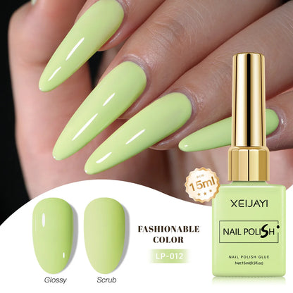 Gel Nail Polish: Nail Varnish Gel 60 Colors - Gloss, Matte, Ice-Clear Finish