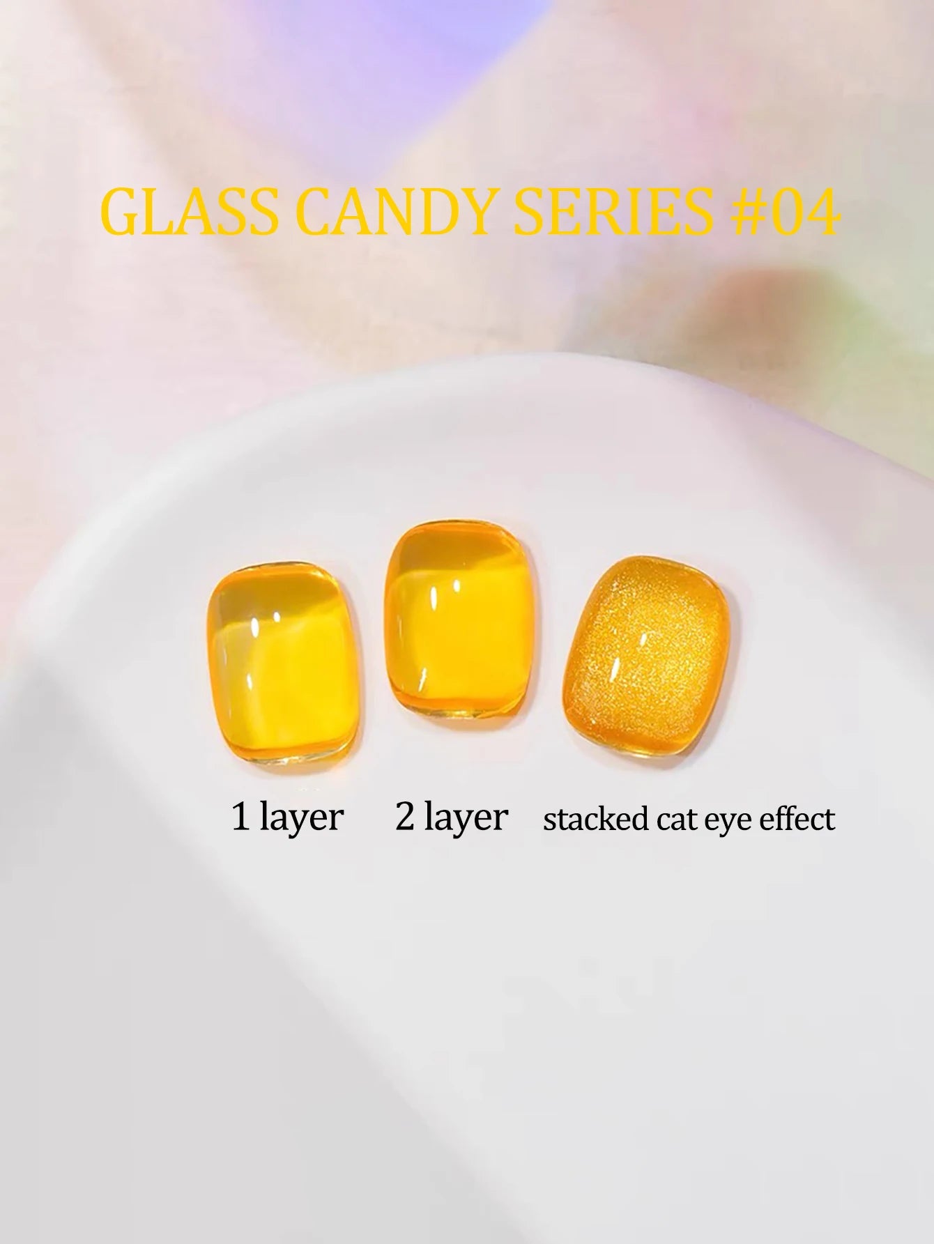 MIANEL Gel Nail Polish 12ML - Candy Glass Finish, 1-10pcs