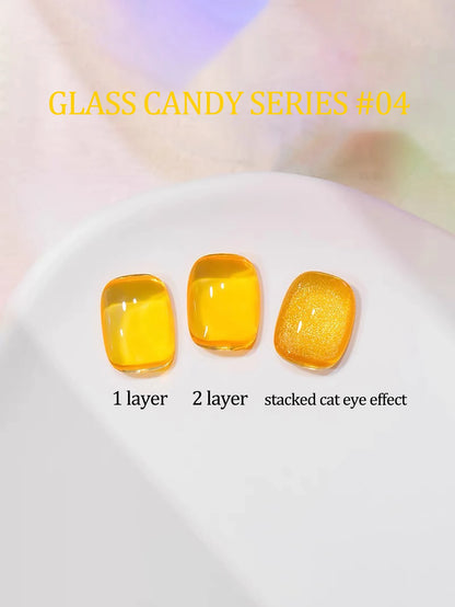 MIANEL Gel Nail Polish 12ML - Candy Glass Finish, 1-10pcs