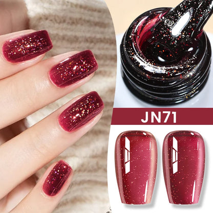 Jelly Nude Gel Nail Polish 10ml - Light Pink Peach UV Cure