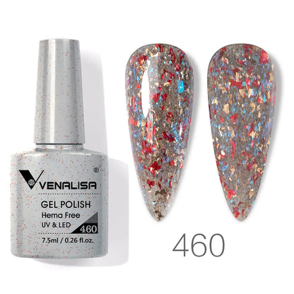 Venalisa VIP4 7.5ml Gel Nail Polish Hema Free Full Coverage Beautiful Semi Permanent Soak Off UV LED Gel Nail Polish Gel Lacquer