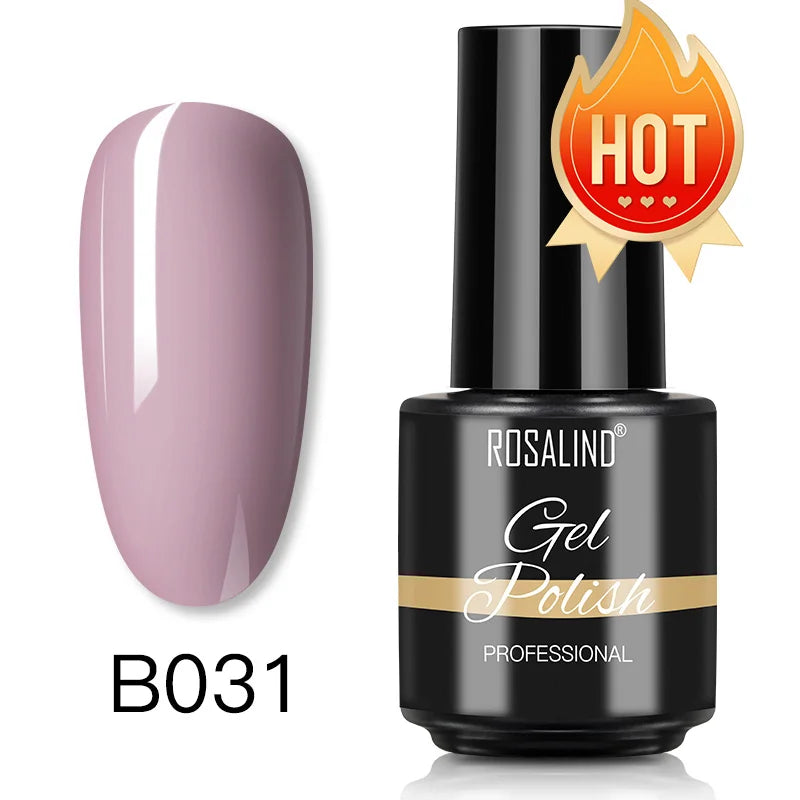ROSALIND gel nail polish colors For Nail Art Soak Off Semi-permanent UV LED en gel temperature nail polish Christmas nail