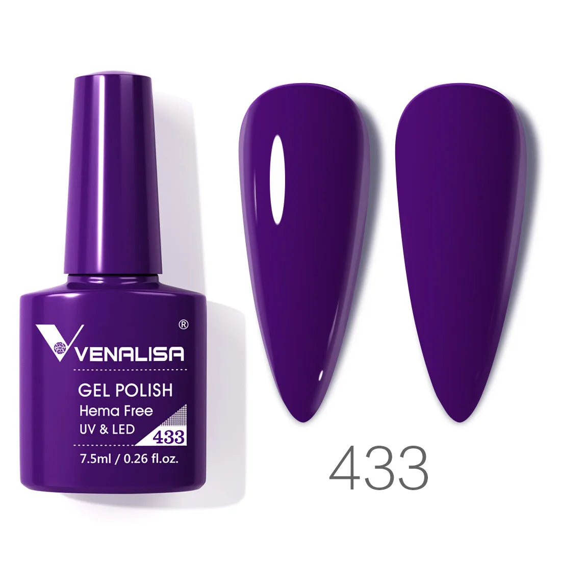Venalisa VIP4 7.5ml Gel Nail Polish Hema Free Full Coverage Beautiful Semi Permanent Soak Off UV LED Gel Nail Polish Gel Lacquer