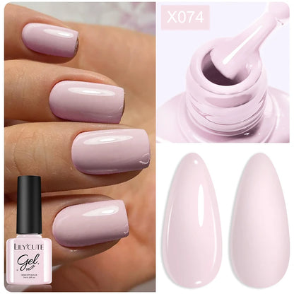 LILYCUTE 7ml Thermal Gel Nail Polish 3 Layers Temperature Color Changing Gel Polish Semi Permanent UV Gel For Nail Art Manicure
