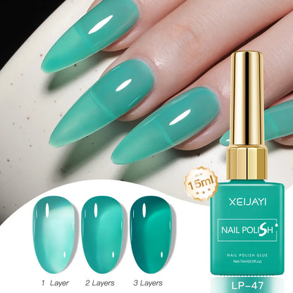 Gel Nail Polish: Nail Varnish Gel 60 Colors - Gloss, Matte, Ice-Clear Finish