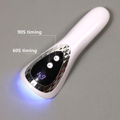UV LED Nail Lamp - Quick Dry, USB Rechargeable Mini Dryer
