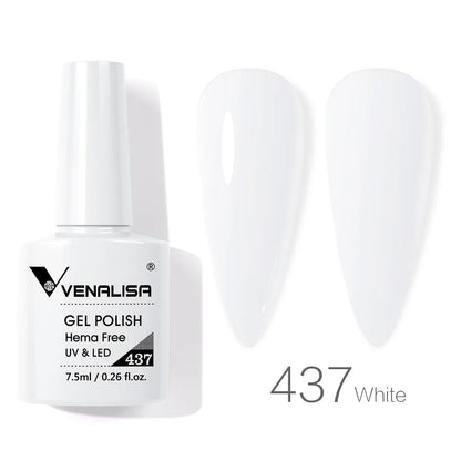 Venalisa VIP4 7.5ml Gel Nail Polish Hema Free Full Coverage Beautiful Semi Permanent Soak Off UV LED Gel Nail Polish Gel Lacquer