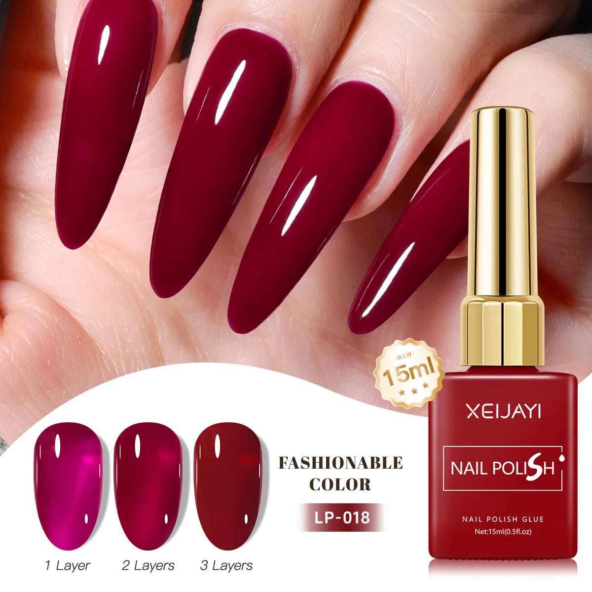 Gel Nail Polish: Nail Varnish Gel 60 Colors - Gloss, Matte, Ice-Clear Finish