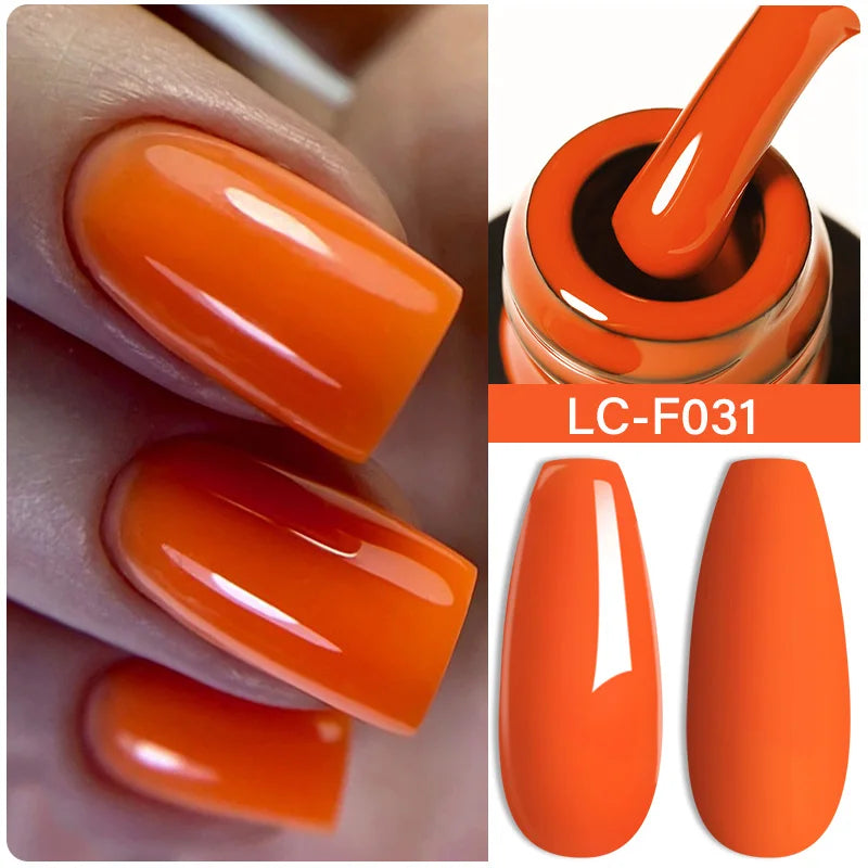 LILYCUTE 8ml Pink Natural Dried Flower Gel Nail Polish Summer Colorful Fairy Series Manicure Painting Soak Off Nail Art UV Gel