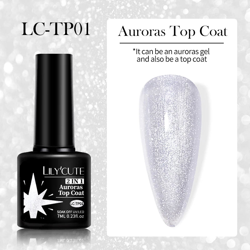 LILYCUTE 7ml Thermal Gel Nail Polish 3 Layers Temperature Color Changing Gel Polish Semi Permanent UV Gel For Nail Art Manicure