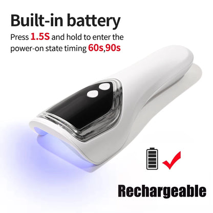 UV LED Nail Lamp - Quick Dry, USB Rechargeable Mini Dryer