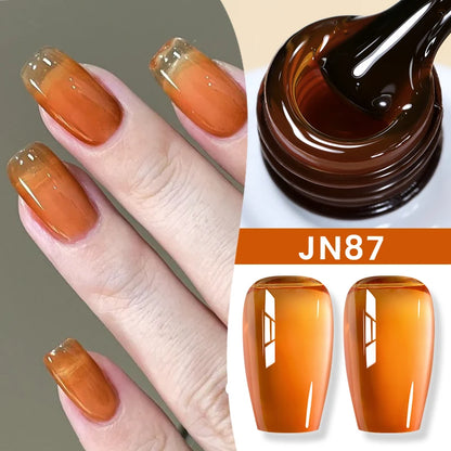 Jelly Nude Gel Nail Polish - 50 Colors, UV LED Soak Off