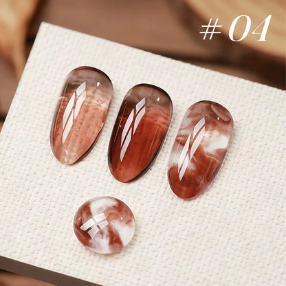 Jelly Gel Nail Polish 10ML - Brown Amber Series 2026