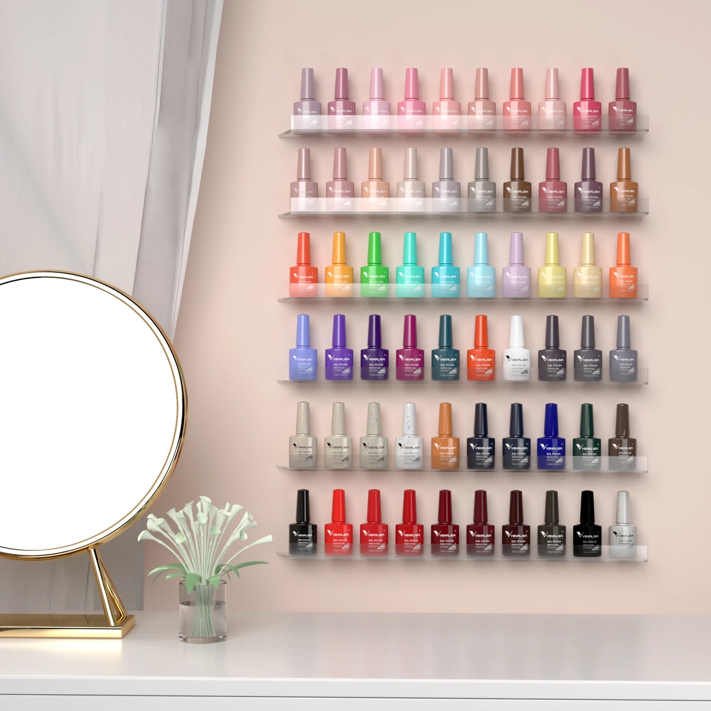 Venalisa VIP4 7.5ml Gel Nail Polish Hema Free Full Coverage Beautiful Semi Permanent Soak Off UV LED Gel Nail Polish Gel Lacquer