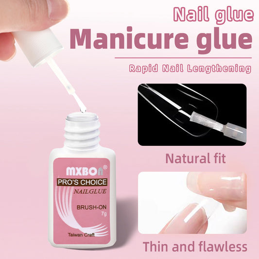 Fast-Dry Nail Glue: Super Bond for Acrylic & Rhinestones