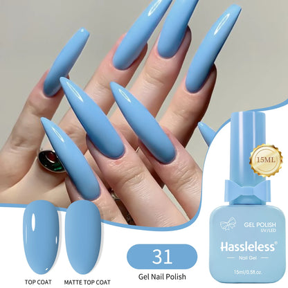 Single-Use 15ml Gel Nail Polish - Easy Home/Salon Manicure