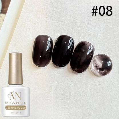 Jelly Gel Nail Polish 10ML - Brown Amber Series 2026
