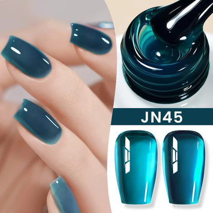 Jelly Nude Gel Nail Polish - 50 Colors, UV LED Soak Off