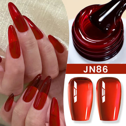 Jelly Nude Gel Nail Polish - 50 Colors, UV LED Soak Off