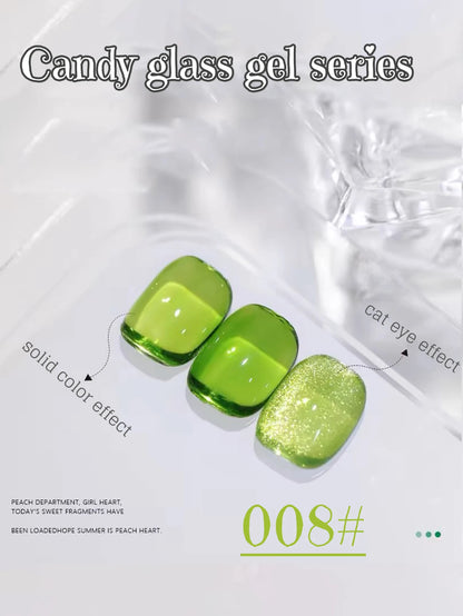 MIANEL Gel Nail Polish 12ML - Candy Glass Finish, 1-10pcs