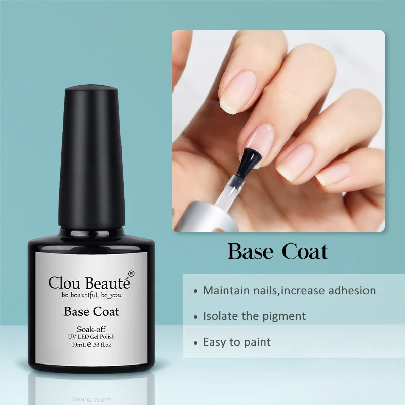 Clou Beaute 15ml Summer Bright Hot Pink Orange HEMA TPO FREE Nail Gel Polish Vernis Semi Permanent Nail Art Pigment Gel Varnish