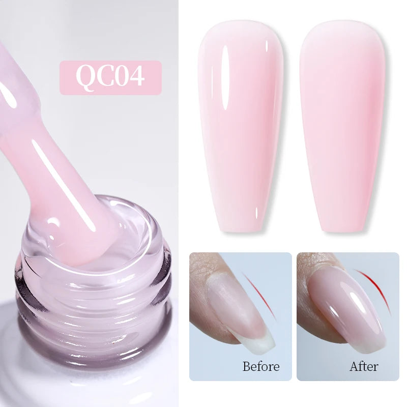 Jelly Nude Gel Nail Polish - 50 Colors, UV LED Soak Off