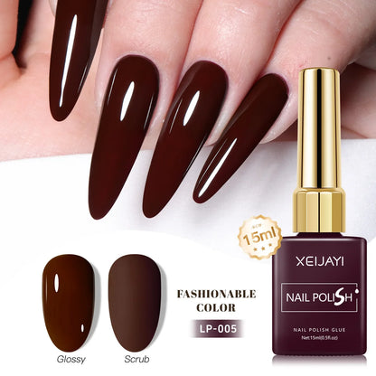 Gel Nail Polish: Nail Varnish Gel 60 Colors - Gloss, Matte, Ice-Clear Finish