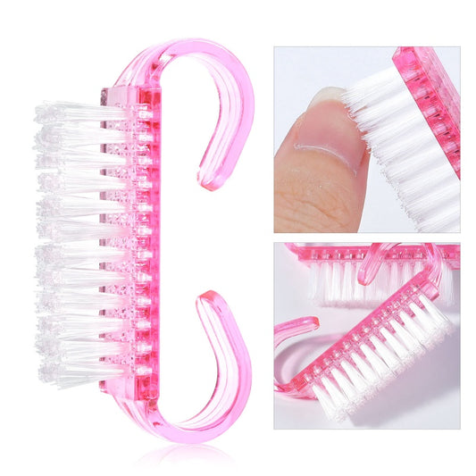 Nail Brush Cleaner: Colorful Soft Dust Remover Tool