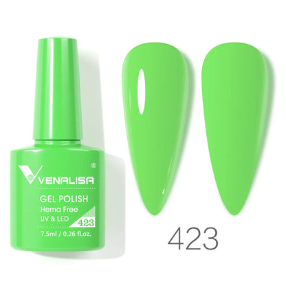 Venalisa VIP4 7.5ml Gel Nail Polish Hema Free Full Coverage Beautiful Semi Permanent Soak Off UV LED Gel Nail Polish Gel Lacquer