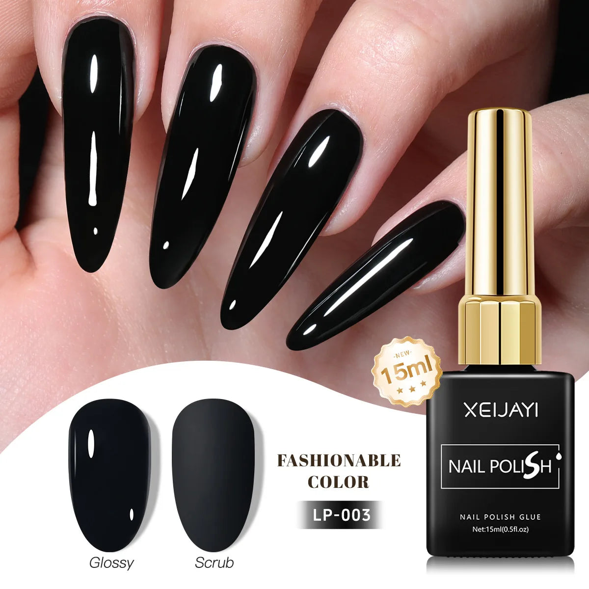 Gel Nail Polish: Nail Varnish Gel 60 Colors - Gloss, Matte, Ice-Clear Finish