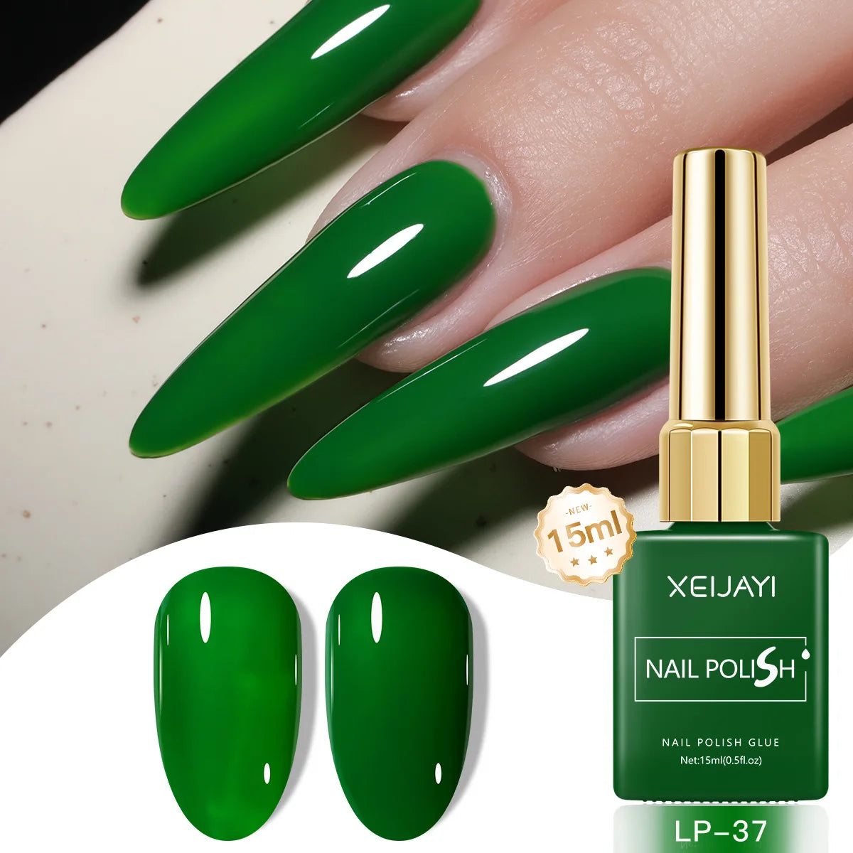 Gel Nail Polish: Nail Varnish Gel 60 Colors - Gloss, Matte, Ice-Clear Finish