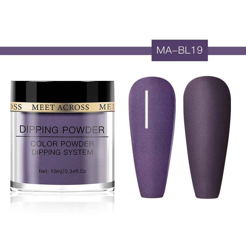 Glitter Nail Dipping Powder - Pink, No Lamp, 5/10g