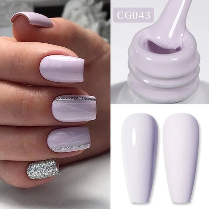Jelly Nude Gel Nail Polish 10ml - Light Pink Peach UV Cure