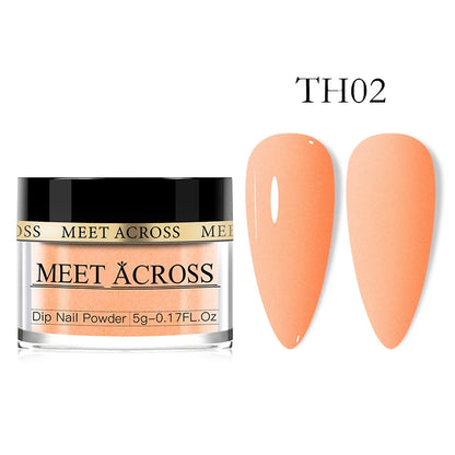 Glitter Nail Dipping Powder - Pink, No Lamp, 5/10g